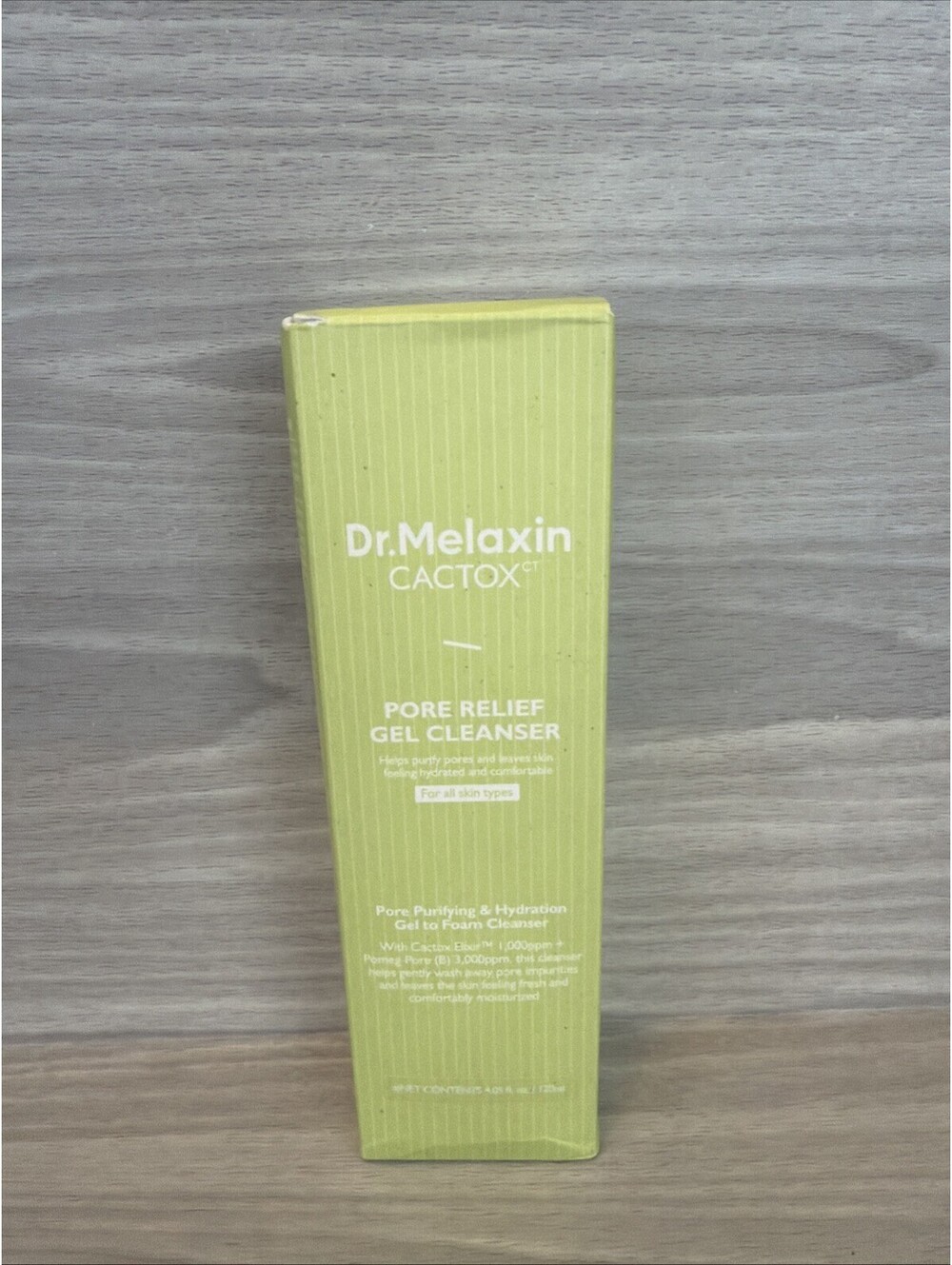 Dr.Melaxin CACTOX Pore Relief Gel Cleanser AHA LHA PHA 4.05 fl oz / 120ml New